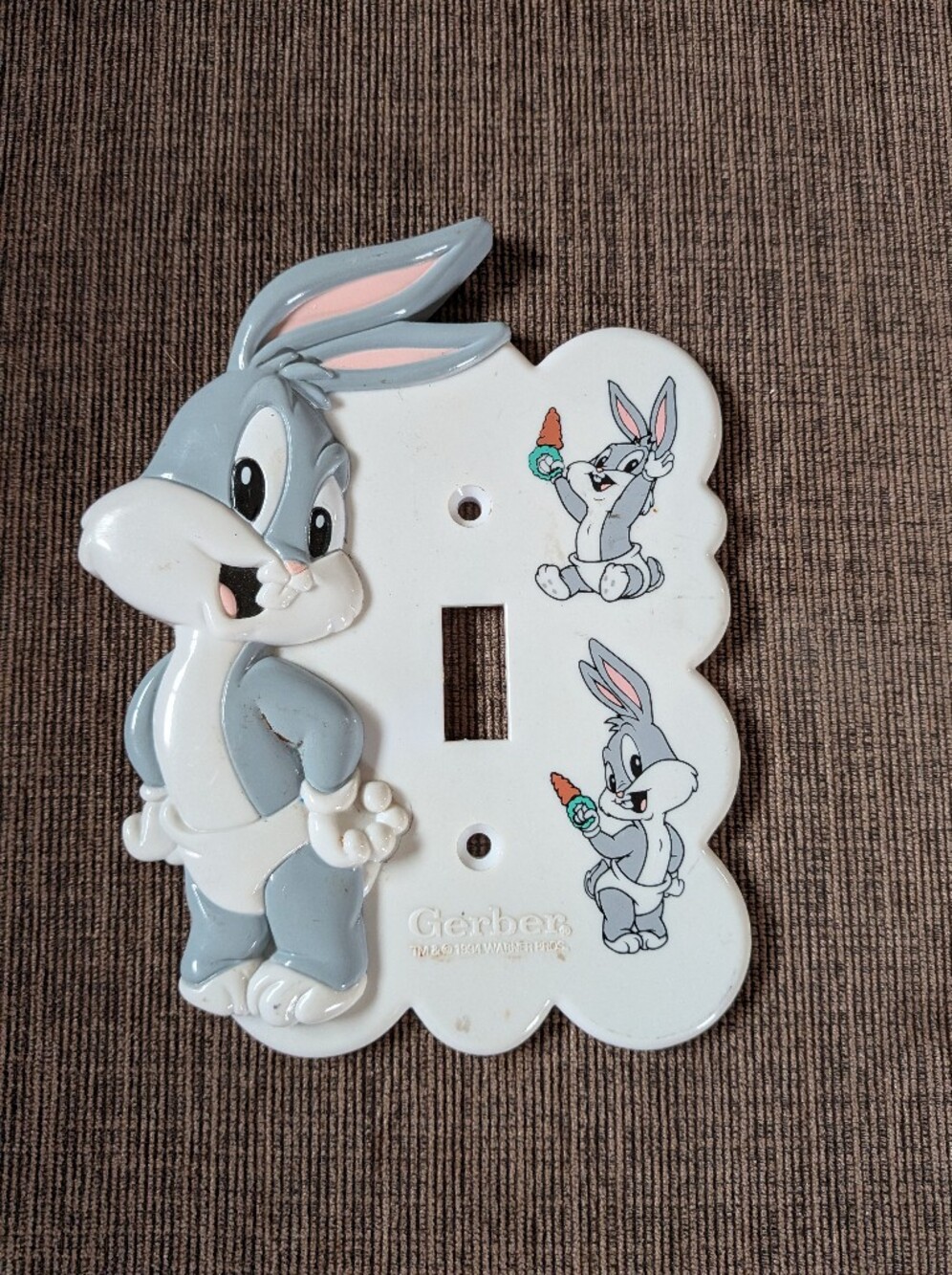 1994 Bugs Bunny Light Switch Cover